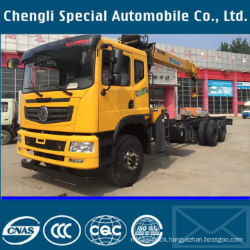 6X4 Truck LHD Steering Type Cargo Truck with Crane